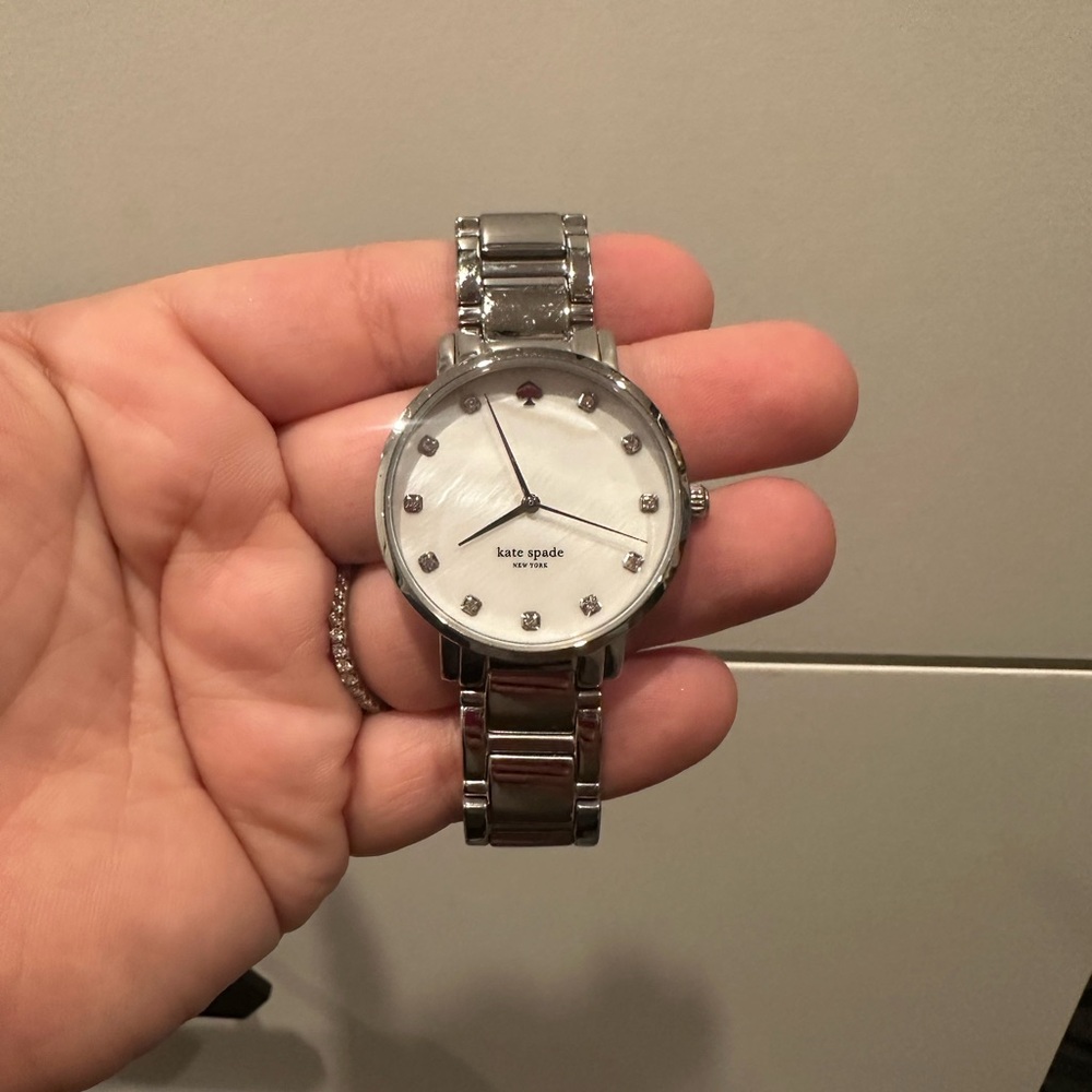 Kate spade wrist watch - silver